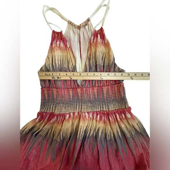 Free People Lurex Indian Summer Dress. Size Xs/S - Picture 6 of 6